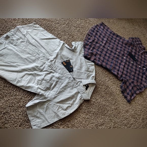 Good Man Brand Casual Button Down Short Sleeve Shirts NWT - Picture 5 of 11